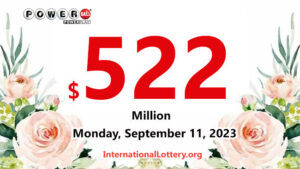 三个第二奖属于 Powerball 玩家 – 彩池累积至 5.22